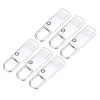 Marque Generique 6pcs Métal Détachable étiquettes à Glissière Réparation Onglets … 14
