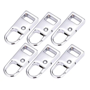 Marque Generique 6pcs Métal Détachable étiquettes à Glissière Réparation Onglets … 9