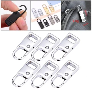 Marque Generique 6pcs Métal Détachable étiquettes à Glissière Réparation Onglets … 13