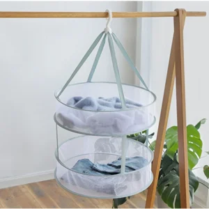 Marque Generique Séchoir à Linge Se Plier Vêtements Suspendus Séchoir Panier à Lin… 15