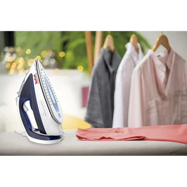 Tefal Fer à Repasser Vapeur De 0,27L 2600W Blanc Bleu 1