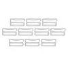 Marque Generique 10 Pcs En Alliage Remplacement Sangle De Soutien-gorge Sangle Crochet … 17