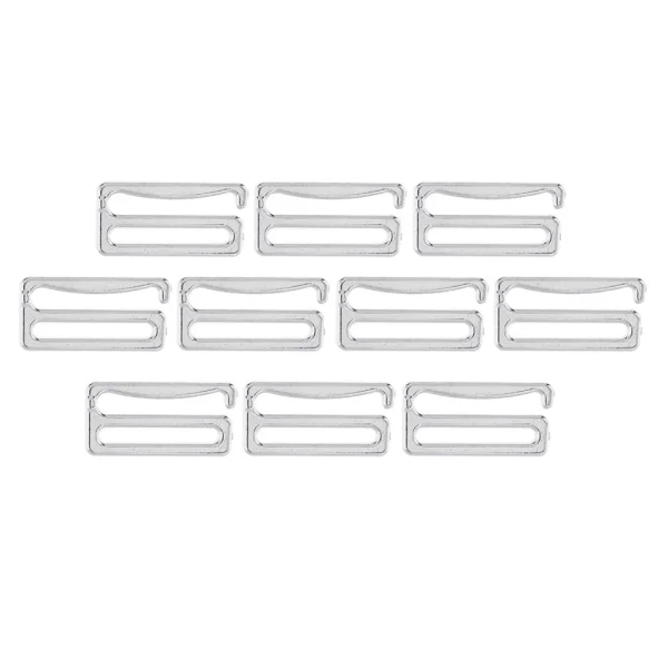 Marque Generique 10 Pcs En Alliage Remplacement Sangle De Soutien-gorge Sangle Crochet … 1