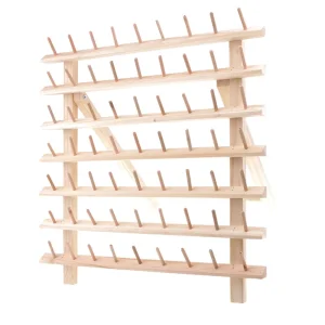 Marque Generique Support De Fil à Coudre Et à Broder En Bois 63-support De Stockage D… 11