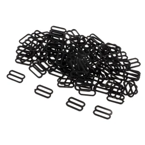 Marque Generique 100pc Nylon Soutien-gorge Sangle Boucles Sliders Crochets 8 Lingerie A… 15