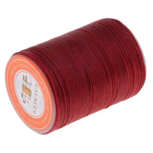 Marque Generique Fil à Coudre En Polyester Ciré Fil à Coudre à La Main Craft Rouge … 15