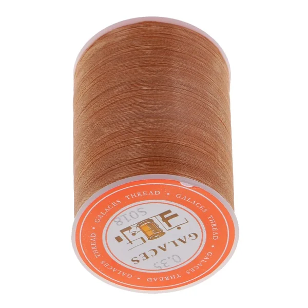 Marque Generique Fil De Cire Rond De Polyester De 0.35mm Cousant La Couture Bricolage D… 3