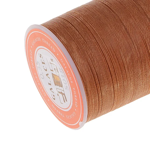 Marque Generique Fil De Cire Rond De Polyester De 0.35mm Cousant La Couture Bricolage D… 4