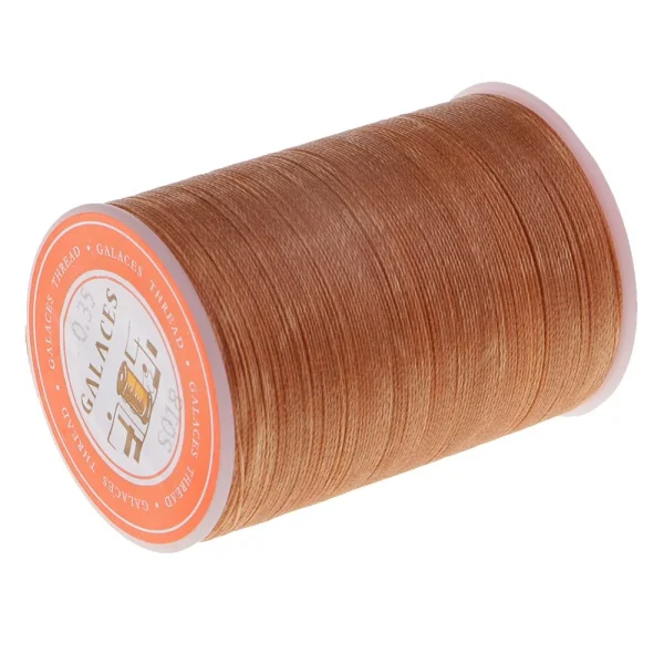 Marque Generique Fil De Cire Rond De Polyester De 0.35mm Cousant La Couture Bricolage D… 5