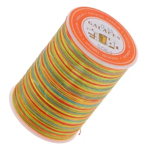 Marque Generique Fil De Cire Rond De Polyester De 0.35mm Cousant La Couture Bricolage A… 9