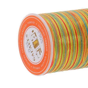 Marque Generique Fil De Cire Rond De Polyester De 0.35mm Cousant La Couture Bricolage A… 11