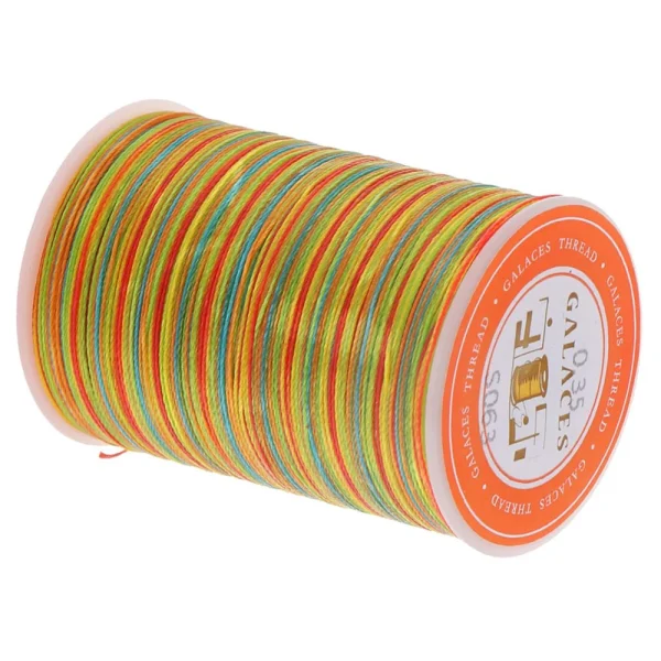 Marque Generique Fil De Cire Rond De Polyester De 0.35mm Cousant La Couture Bricolage A… 5