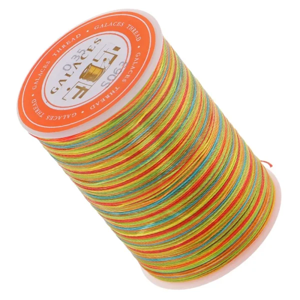 Marque Generique Fil De Cire Rond De Polyester De 0.35mm Cousant La Couture Bricolage A… 6