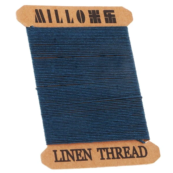 Marque Generique 1 Ligne De Fil De Lin Ciré Rond Doux Pour L’artisanat En Cuir M038 3