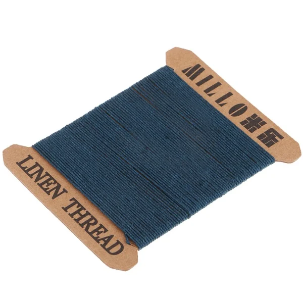 Marque Generique 1 Ligne De Fil De Lin Ciré Rond Doux Pour L’artisanat En Cuir M038 6