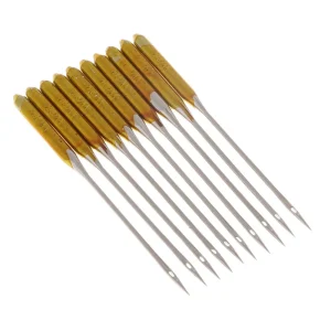 Marque Generique 10pcs / Lot En Acier Inoxydable Anti-saut Aiguille Machine à Coudre A… 9