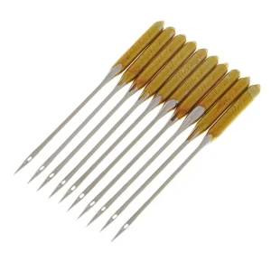 Marque Generique 10pcs / Lot En Acier Inoxydable Anti-saut Aiguille Machine à Coudre A… 15