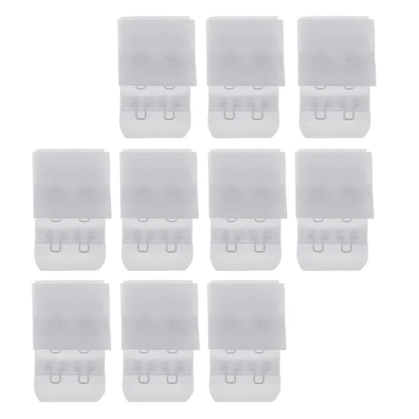 Marque Generique 10pcs 2 Crochets 3 Rangées De Soutien-gorge 5