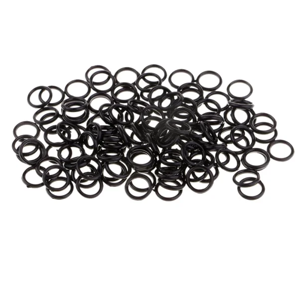 Marque Generique 100 Pcs En Nylon Soutien-gorge Sangle Régleur Slider O Ring Lingerie … 3