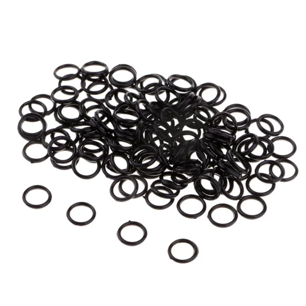 Marque Generique 100 Pcs En Nylon Soutien-gorge Sangle Régleur Slider O Ring Lingerie … 5