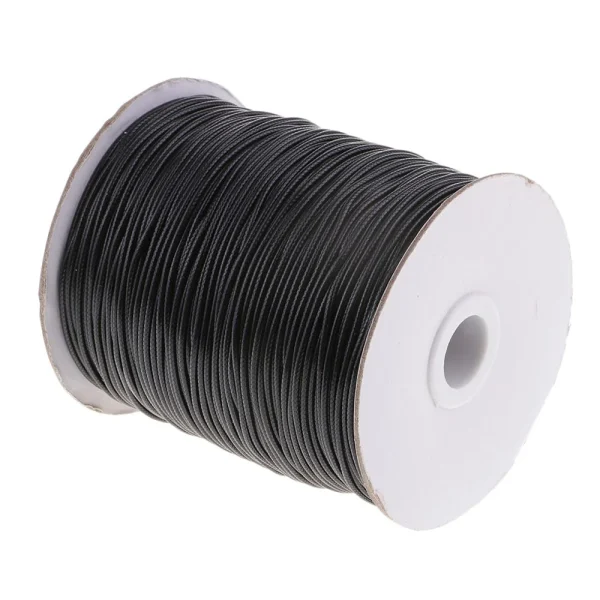 Marque Generique Fil De Cordon De Coton Ciré 170m / Roll Perles Chaîne Bijoux Diy 1.5… 3