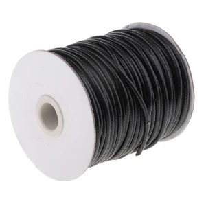 Marque Generique Collier De Bijoux De Bricolage Cordon Cordon Ciré Coton 45m Faisant F… 9