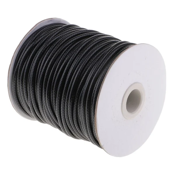 Marque Generique Collier De Bijoux De Bricolage Cordon Cordon Ciré Coton 45m Faisant F… 5