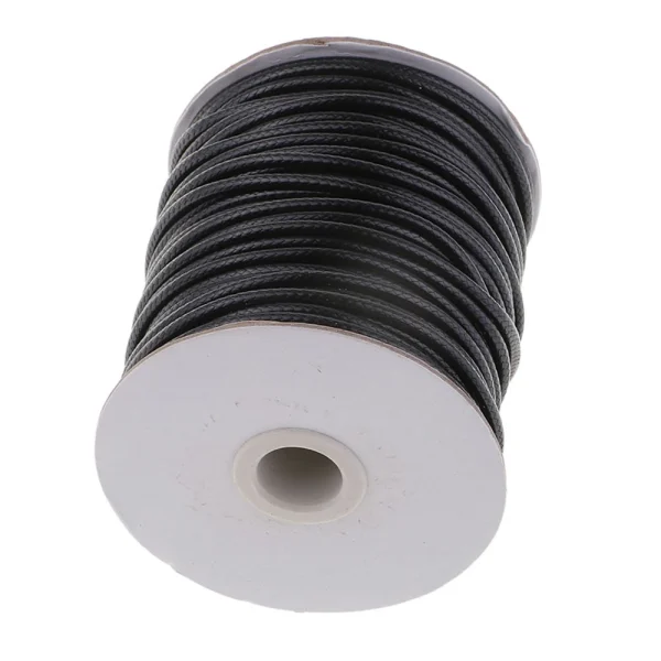 Marque Generique Collier De Bijoux De Bricolage Cordon Cordon Ciré Coton 45m Faisant F… 6