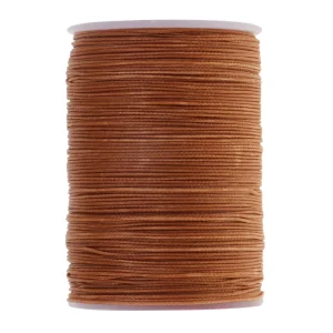 Marque Generique Fil à Cirer Rond De Polyester De 130 Mètres Cousant Piquant Brun 9