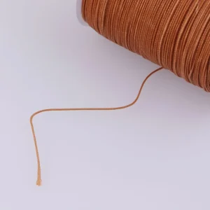 Marque Generique Fil à Cirer Rond De Polyester De 130 Mètres Cousant Piquant Brun 13