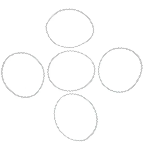 Marque Generique La Courroie De Moteur De Pièces De Machine à Coudre De Ménage 5pcs … 3
