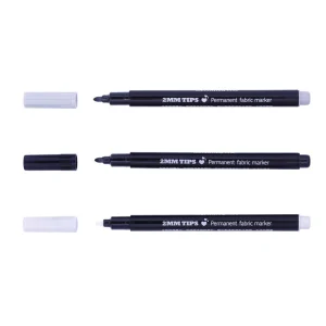 Marque Generique Stylos Permanents De Fabricant De Tissu De 3Pcs / Set 2mm Pour Le Sac … 13