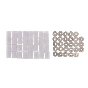 Marque Generique 60pcs Set De Fils De Machine à Coudre Kit De Canette De Bobine De Mac… 13