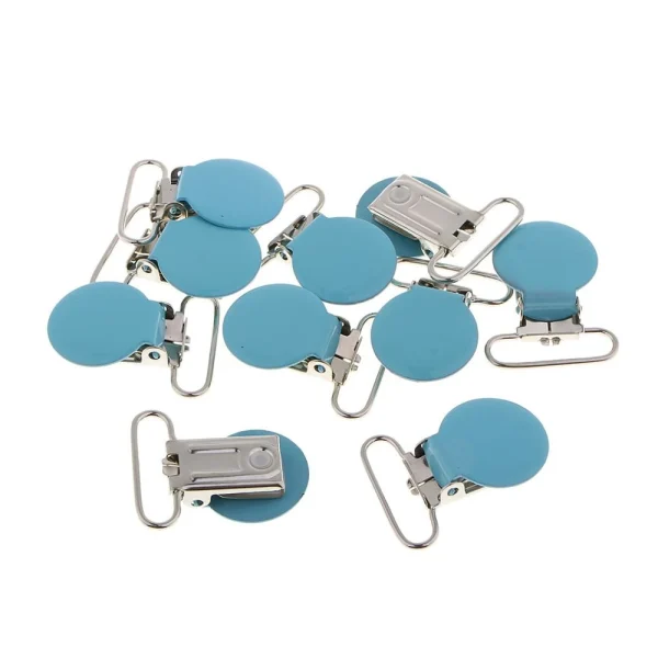 Marque Generique 10pcs Métal Pince De Jarretelle Pour Porte-jouet De Dentition Bébé … 3