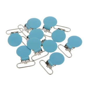 Marque Generique 10pcs Métal Pince De Jarretelle Pour Porte-jouet De Dentition Bébé … 13