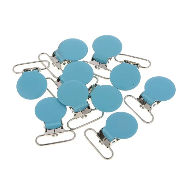 Marque Generique 10pcs Métal Pince De Jarretelle Pour Porte-jouet De Dentition Bébé … 5