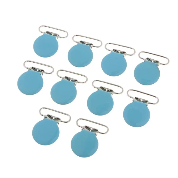 Marque Generique 10pcs Métal Pince De Jarretelle Pour Porte-jouet De Dentition Bébé … 6