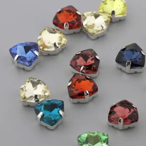 Marque Generique 20pcs Cousent Des Strass En Cristal Avec Des Trous Pour Des Chaussures… 11