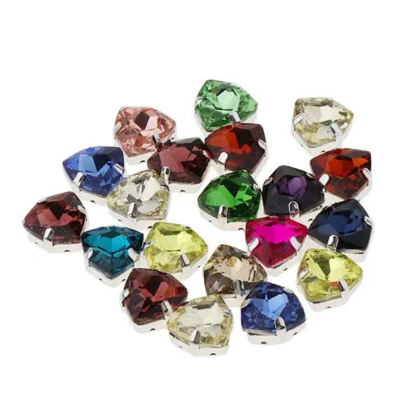 Marque Generique 20pcs Cousent Des Strass En Cristal Avec Des Trous Pour Des Chaussures… 5