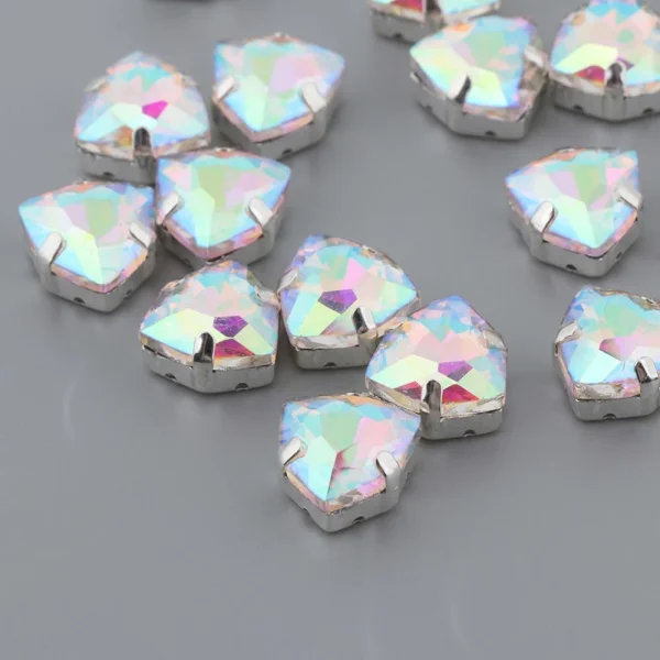 Marque Generique 20pcs Coudre Des Strass En Cristal Avec Des Trous Pour Des Chaussures … 4