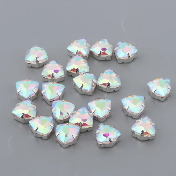 Marque Generique 20pcs Coudre Des Strass En Cristal Avec Des Trous Pour Des Chaussures … 6