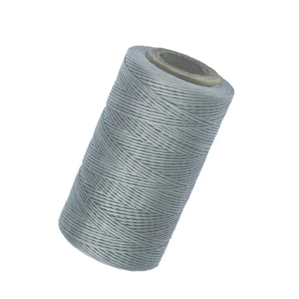 Marque Generique Fil Ciré Plat À Couture Couture 260cm 150D 0.8mm Leathercraft Silver… 4
