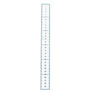 Marque Generique Règle Couture Plate 30 Cm 20 Cm Double Decimetre 9