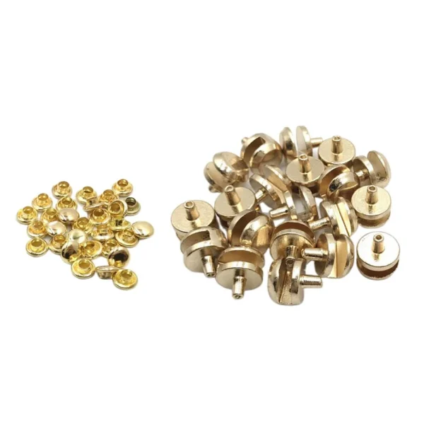 Marque Generique Rivets Boucle Pop Clou Ceinture Pour Cuir 3