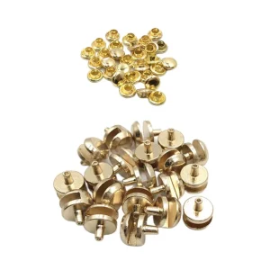 Marque Generique Rivets Boucle Pop Clou Ceinture Pour Cuir 11