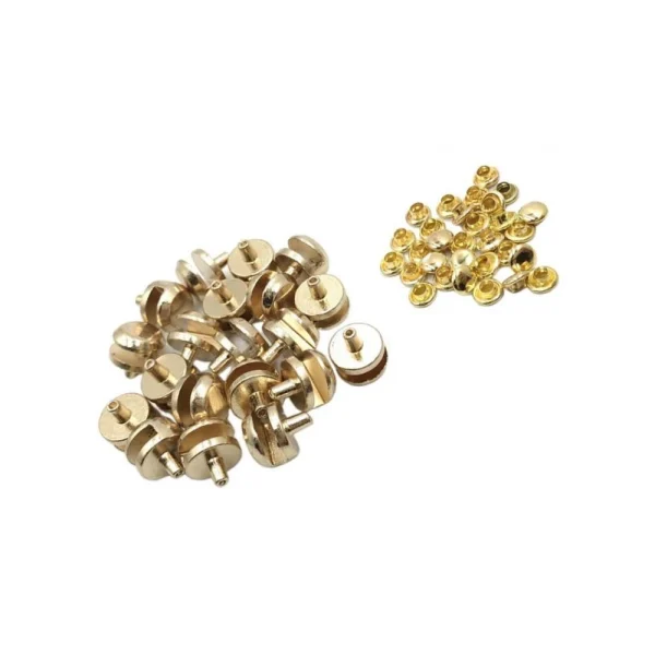 Marque Generique Rivets Boucle Pop Clou Ceinture Pour Cuir 5