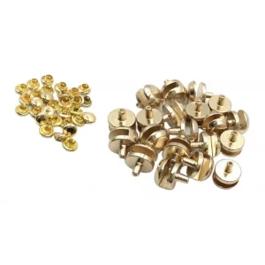 Marque Generique Rivets Boucle Pop Clou Ceinture Pour Cuir 15