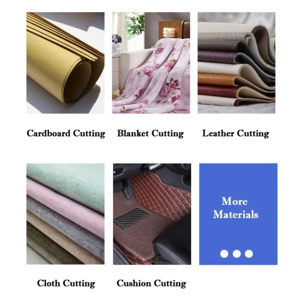 Marque Generique Découpeuse De Tissu De Coupeur De Tissu De Couteau Rond électrique D… 5