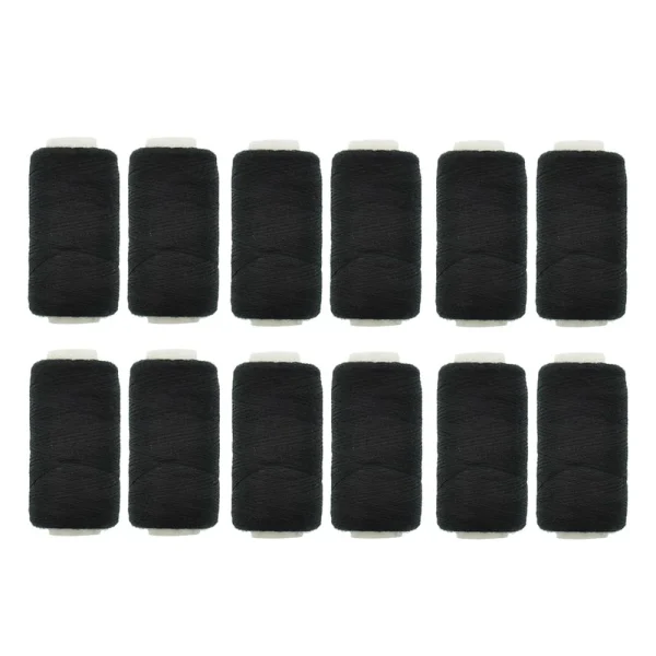 Marque Generique Kit De Fil De Polyester De Fil à Coudre 24pcs Pour Machines à Coudre 4