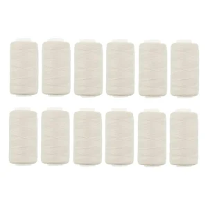Marque Generique Kit De Fil De Polyester De Fil à Coudre 24pcs Pour Machines à Coudre 15